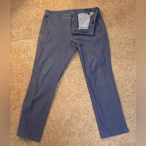 Bonobos men's slim chino 36x32 light navy
